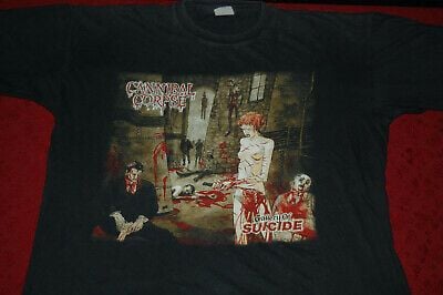 Cannibal Corpse Tour Shirt 1998  Vintage Death Metal Morbid Angel Bolt Thrower 6367