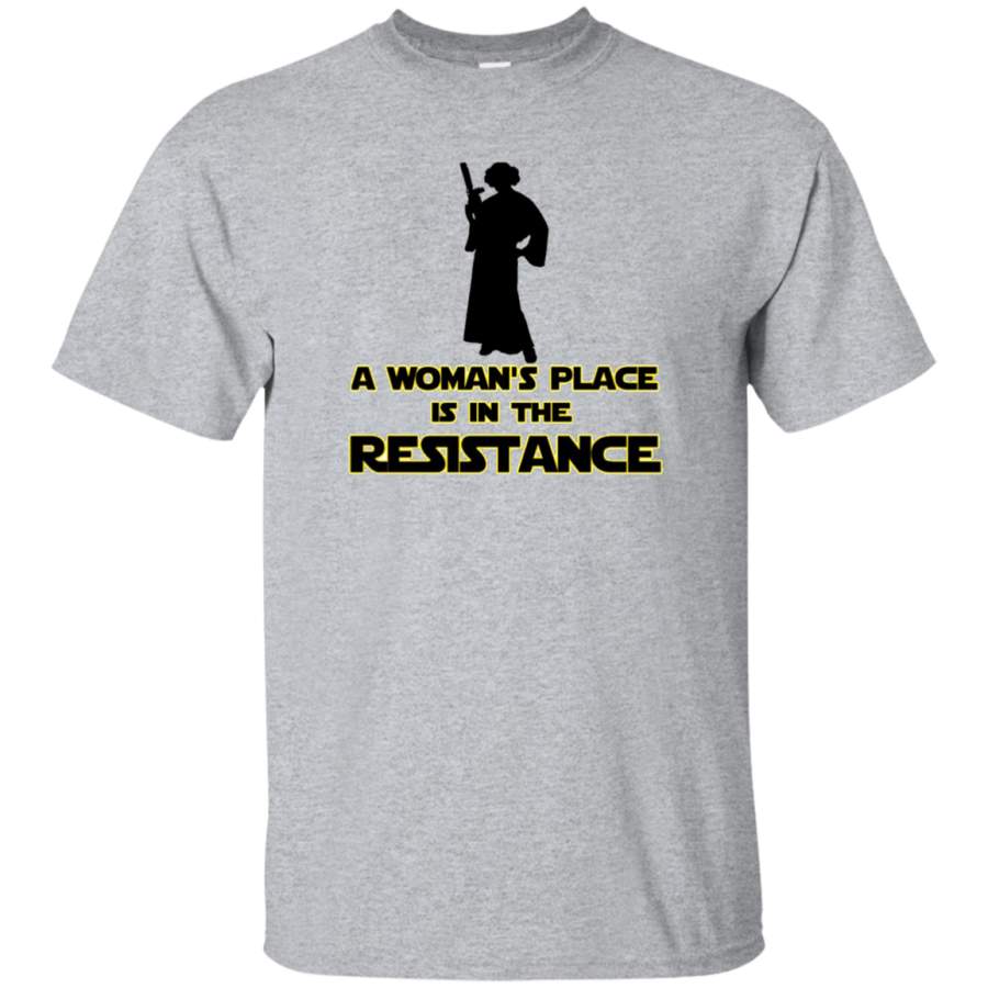 AGR A WOMAN’S PLACE IS IN THE RESISTANCE Youth T-Shirt