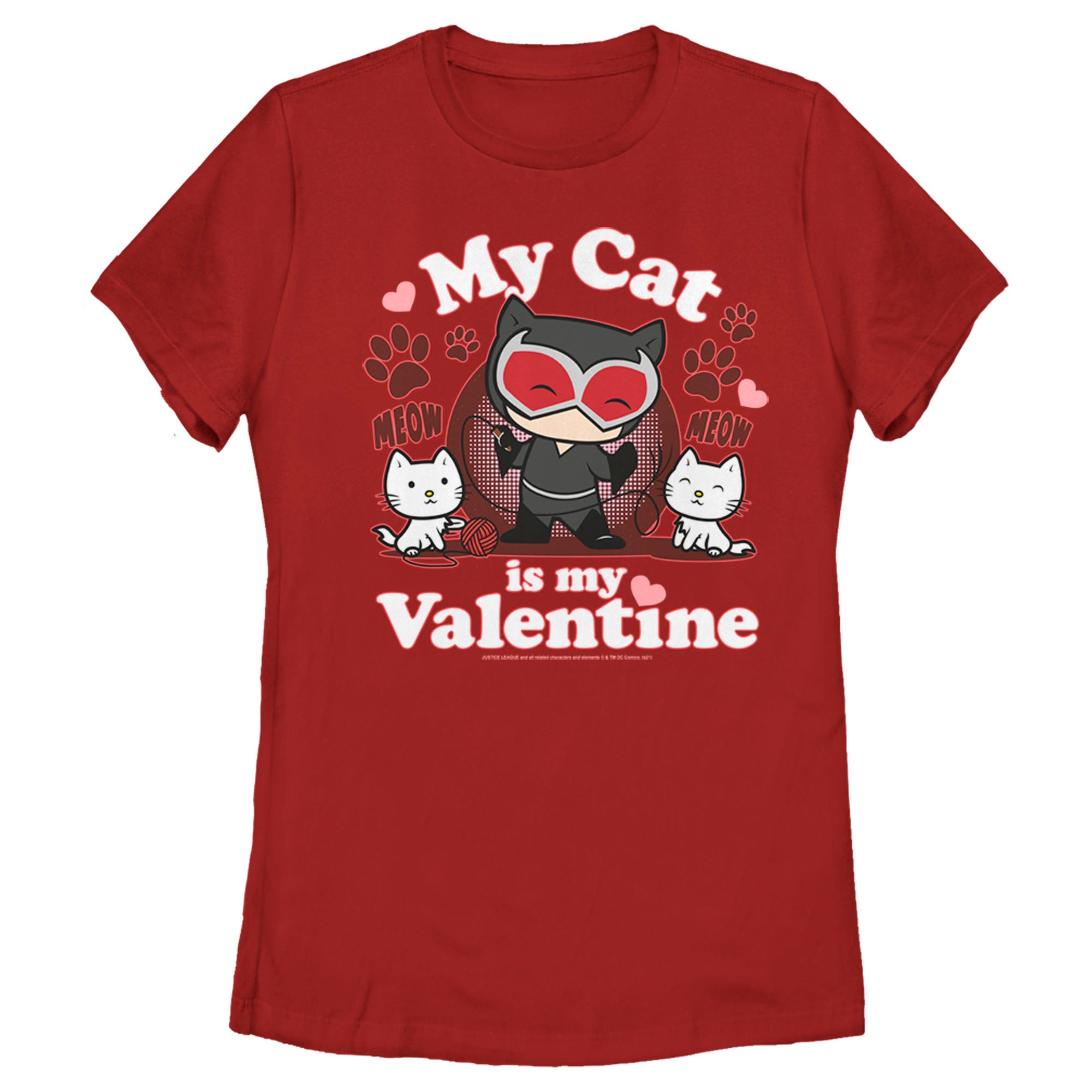 Women’S Batman Catwoman My Cat Is My Valentine T-Shirt