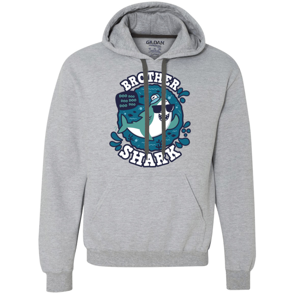 Shark Family Trazo – Brother Premium Fleece Hoodie