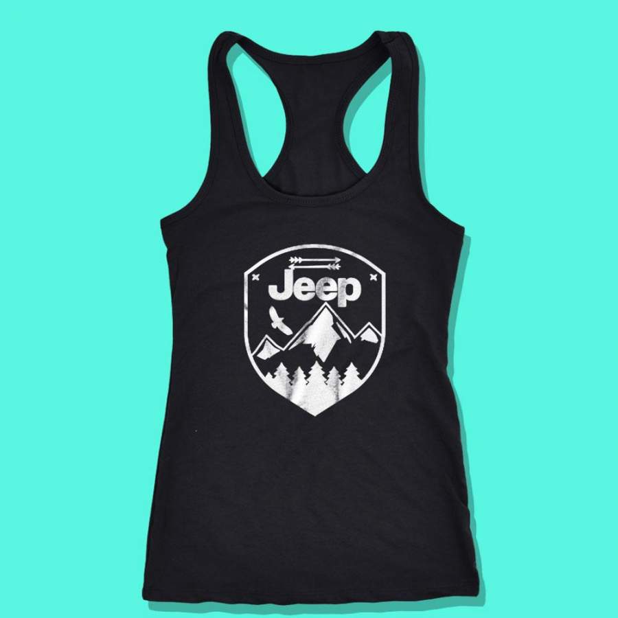 Jeep Adventure Art Women’S Tank Top T-Shirt