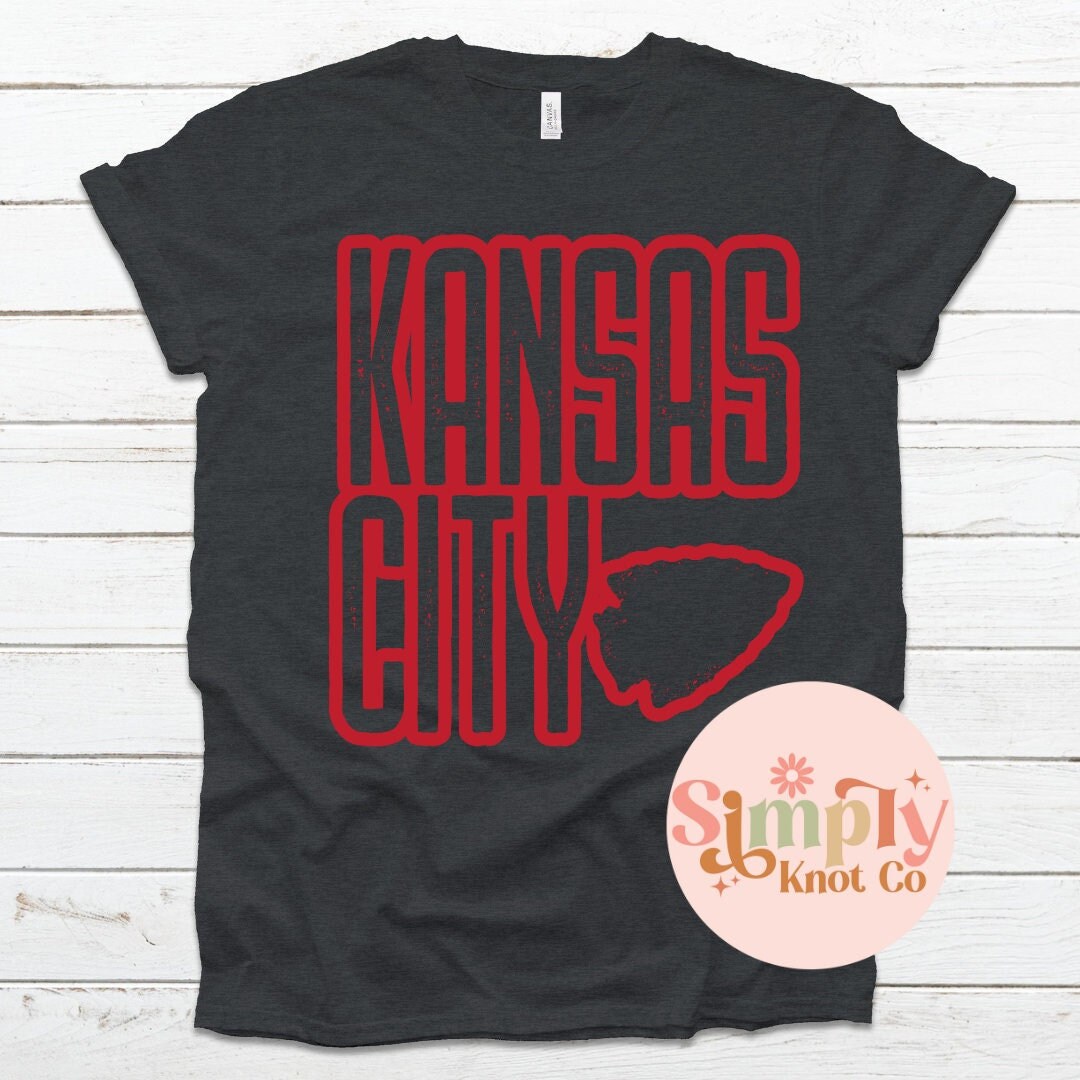 Kansas City Tshirt, Kansas City Football, Kansas City Gift, Kansas City Crewneck Shirt for Women, Kansas City Graphic Tee, KC Football Shirt