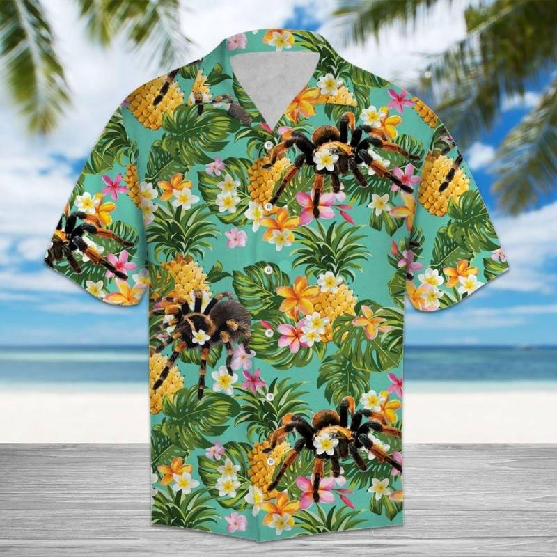 Artsyhomes Tropical Pineapple Spider Hawaiian Ha84509