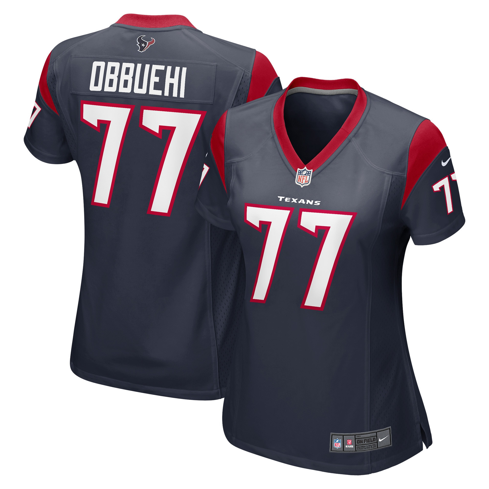 Cedric Ogbuehi Houston Texans Womens Game Jersey – Navy NFL