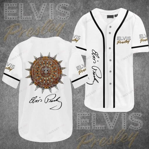 Elvis Presley Baseball Jersey Bbj-C8W4