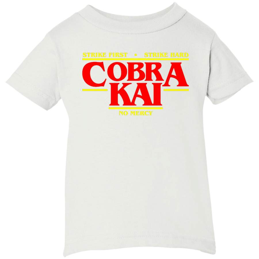 AGR Cobra Kai – Strike First, Hard, No mercy Infant Short Sleeve T-Shirt