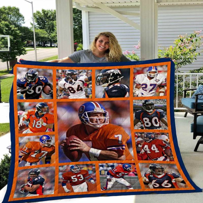 Denver Broncos Legends Blanket N2906 Quilt