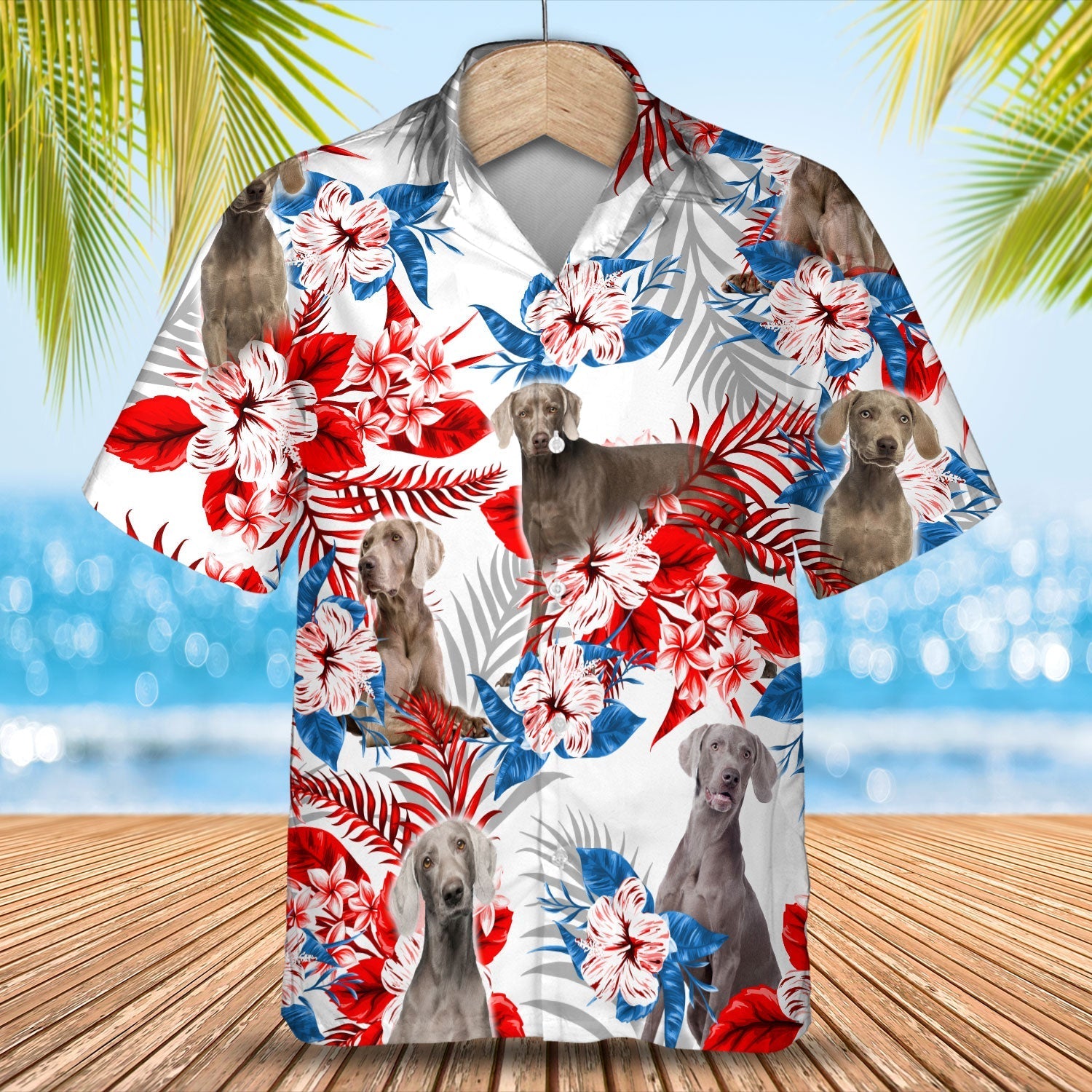 Weimaraner Hawaii Shirt Gift For Summer Aloha Hawaii Men And Women Ha97777