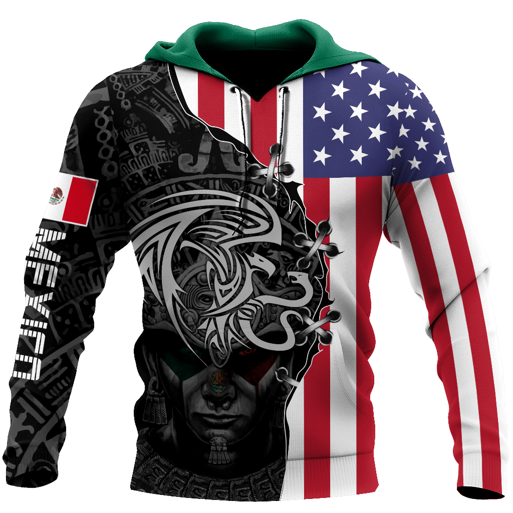 Mexico- Us 3D All Over Printed Shirts For Men And Women