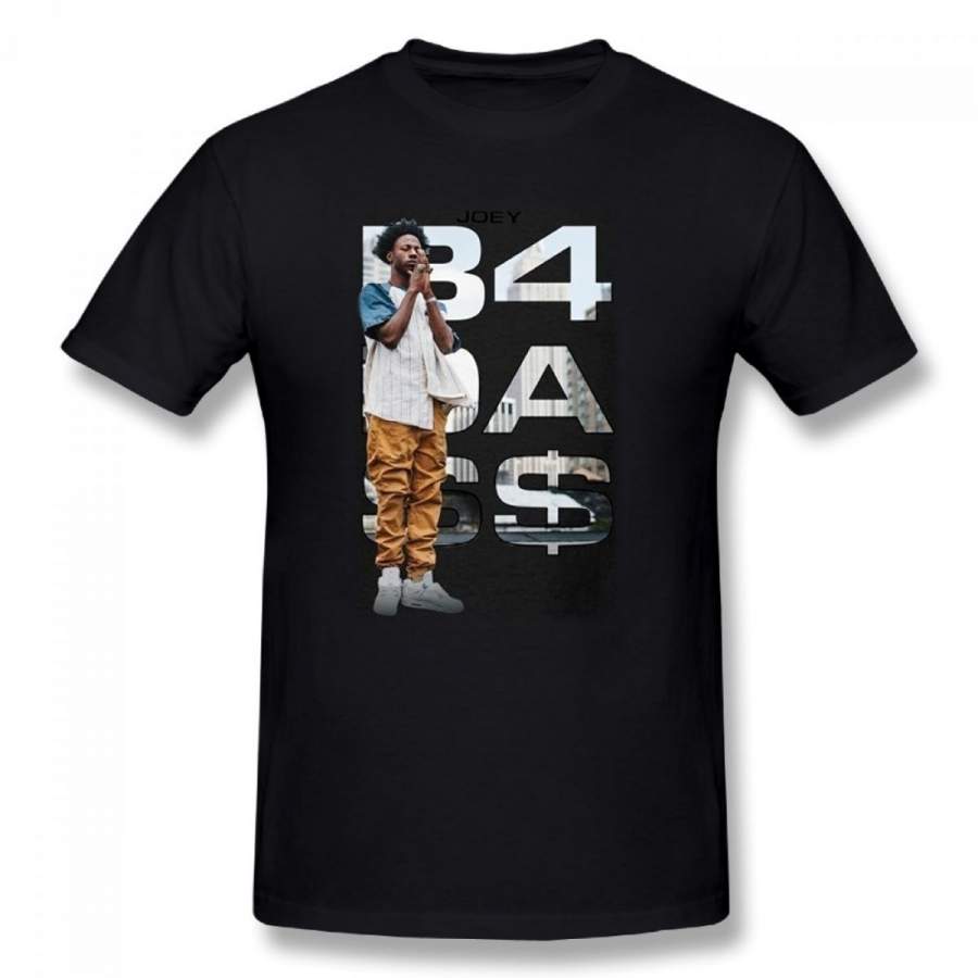 Joey Badass Tour Poster Summer Basic Casual Short Cotton T-Shirt(Regular and Big and Tall Sizes Included)