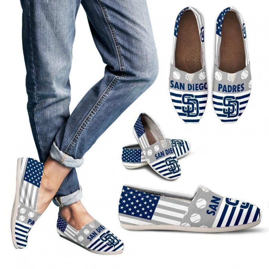 American Flag San Diego PadresCasual Shoes