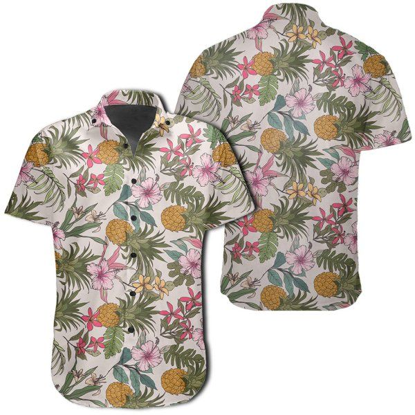 Tropical Pineaapple Hawaiian Shirt V1