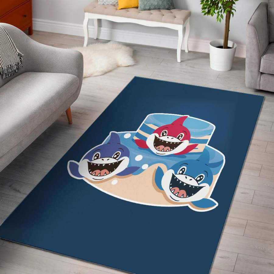 Baby Shark Friends Nursery Rug