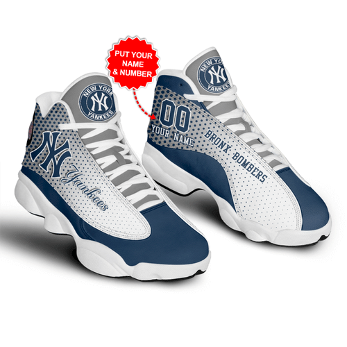 New York Yankees Air Jordan 13 Personalized For Fan Shoes Sport Sneakers