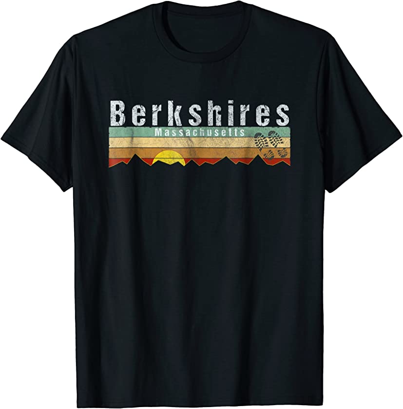 Berkshires, MA T-Shirt- Vintage Berkshires Hiking Tee Gift