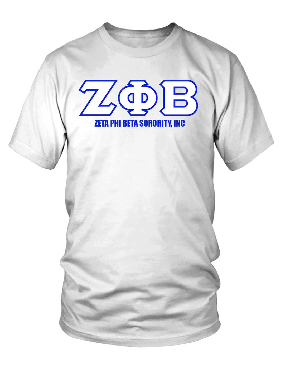 Zeta Phi Beta Greek Text T-Shirt