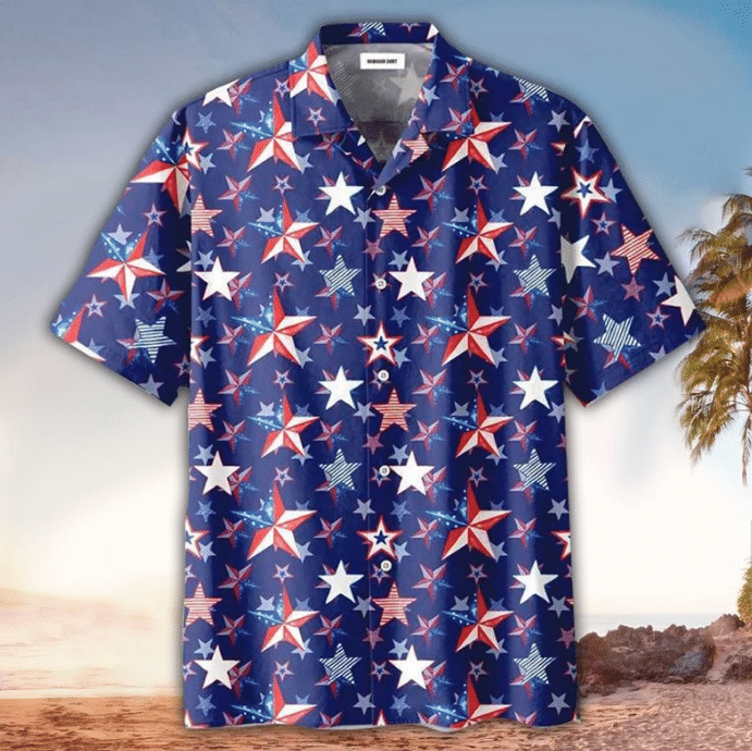 American Star Of July Hawaii Shirt Ha89235