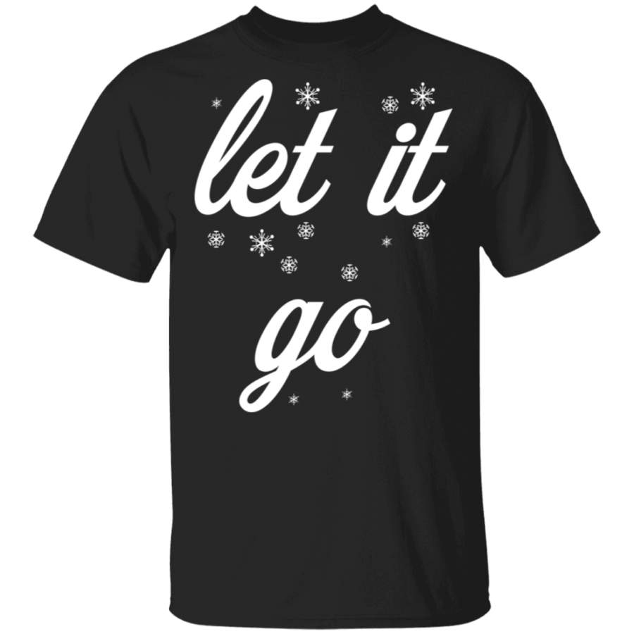 Let It Go With Frozen Snowflakes Sweat Shirt Hoodie Shirt