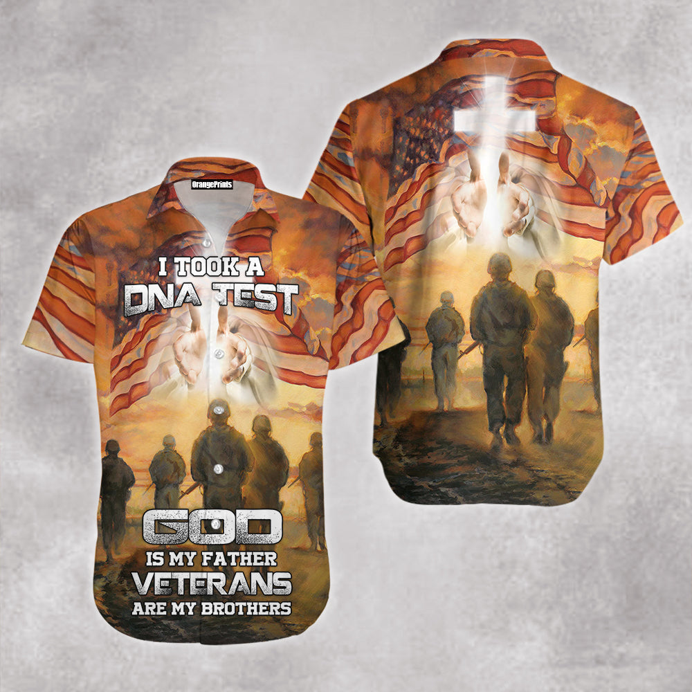 I Took A Dna Test God Is My Father Veterans Hawaii Shirt For Men And Women Ha61817