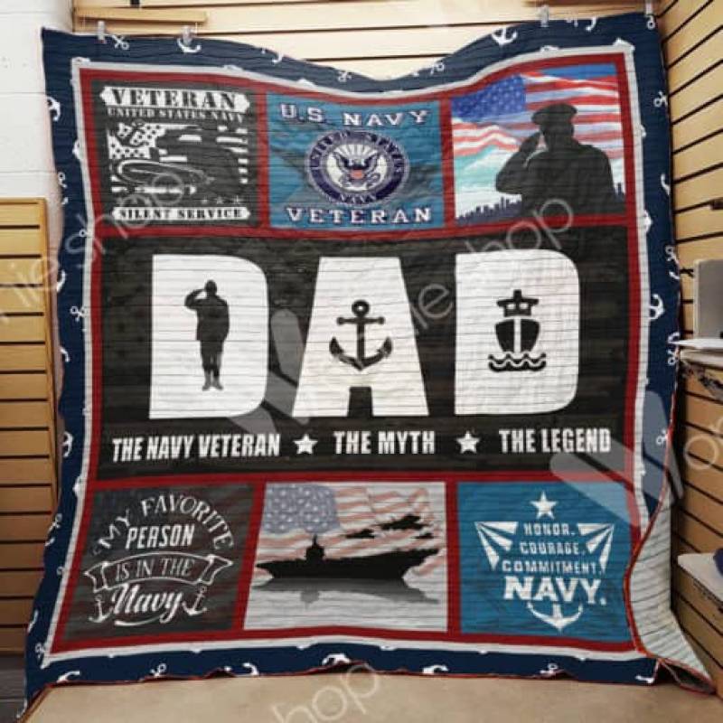 Navy Dad Blanket MY2801 81O42