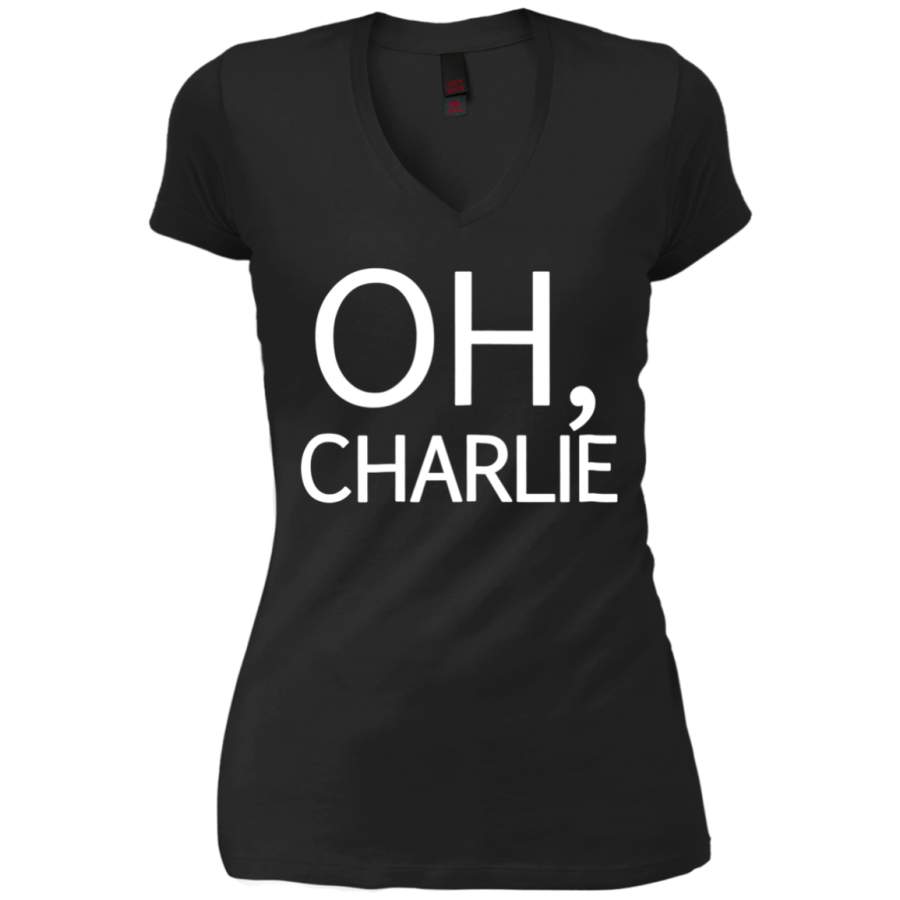 AGR Charlie Puth OH-Charlie Ladies V-Neck