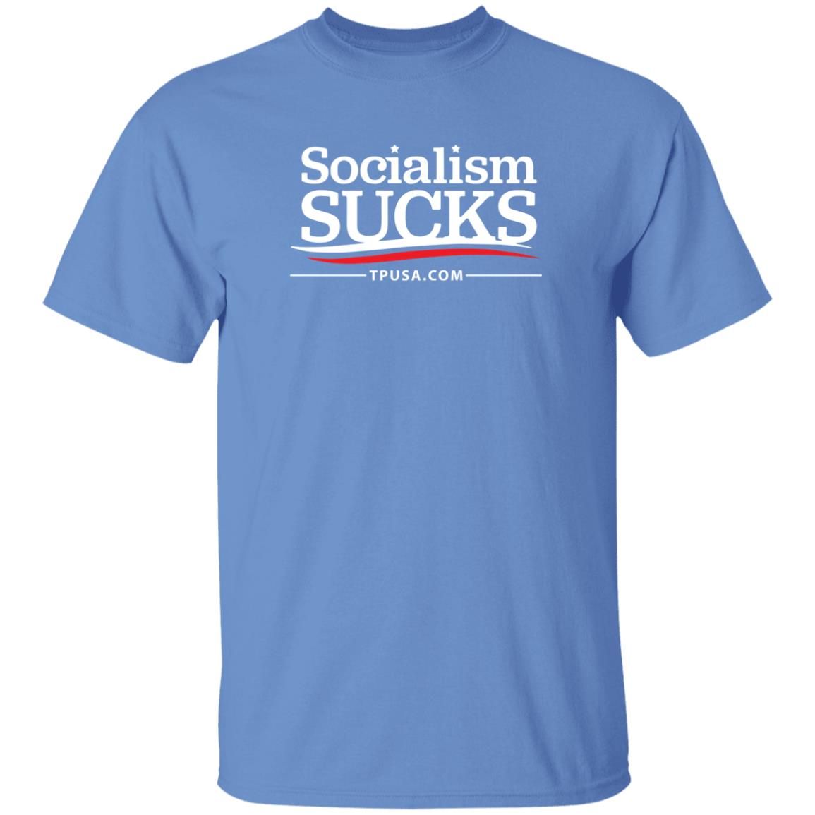 Socialism Sucks Shirt Socialism Sucks Tee Shirt Light Blue