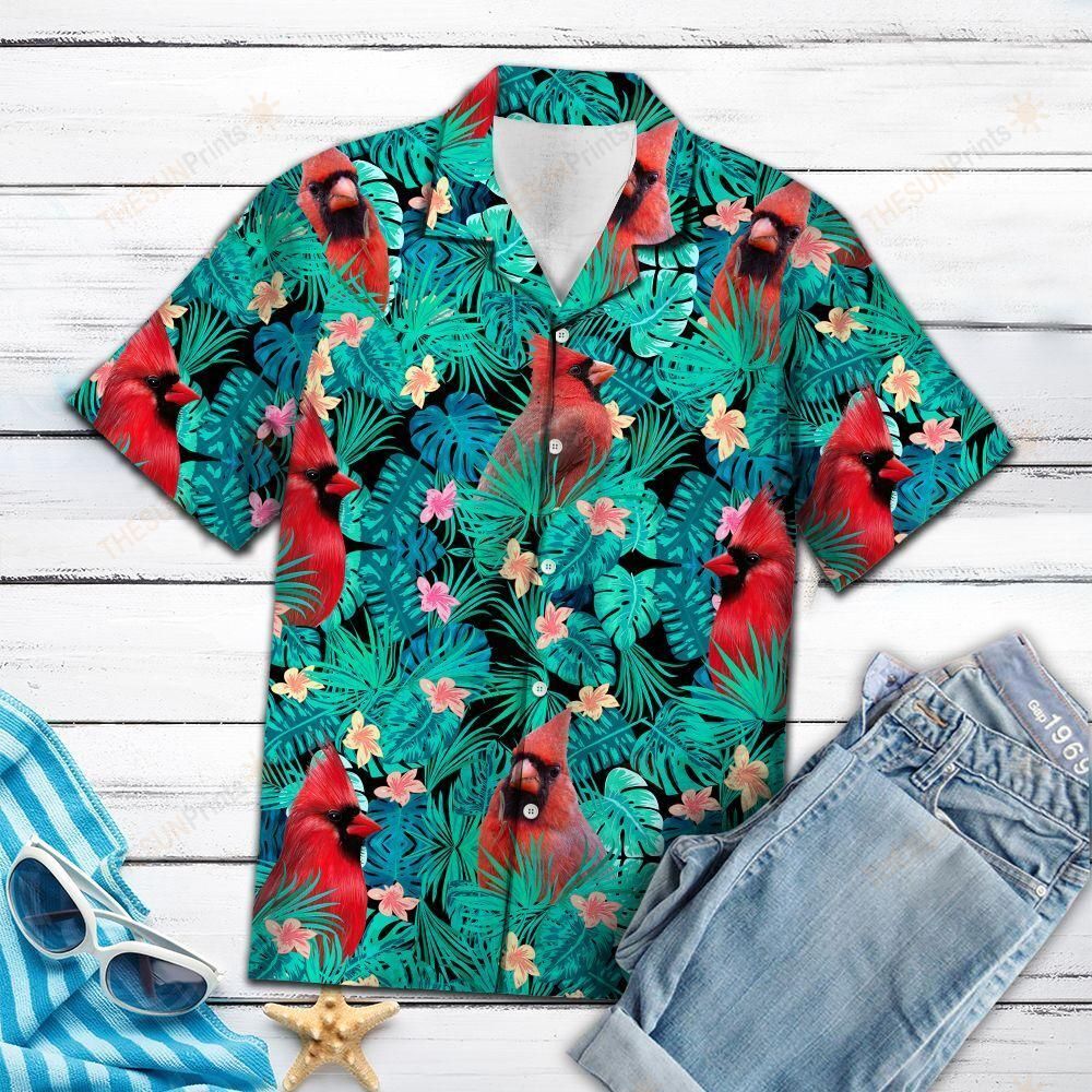 Cardinal Tropical Hawaiian Shirt Ha9229