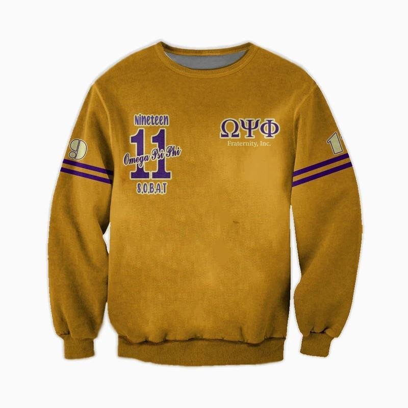 Crewneck Sweatshirt Nineteen 11 Omega Psi Phi J5