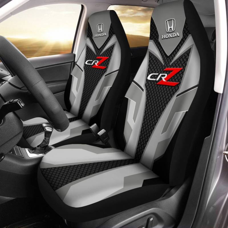 Honda CR-Z VTH Car Seat Cover (Set of 2) Ver 1 (Grey)