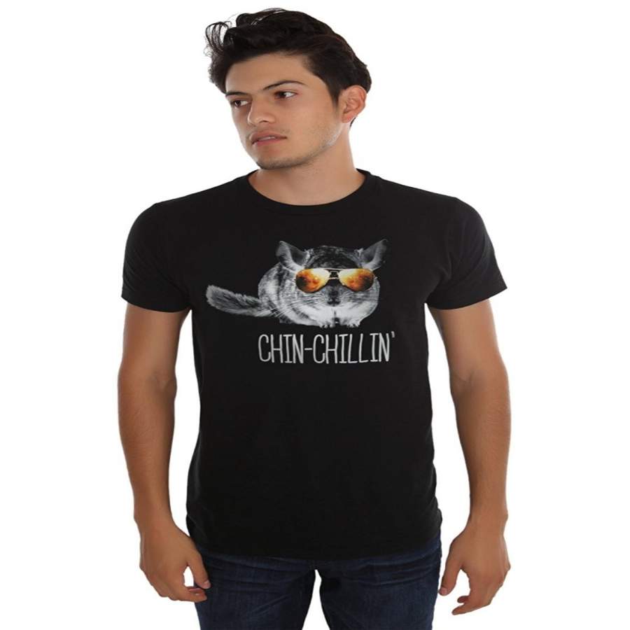 Chin-Chillin’ Funny Black T-Shirt