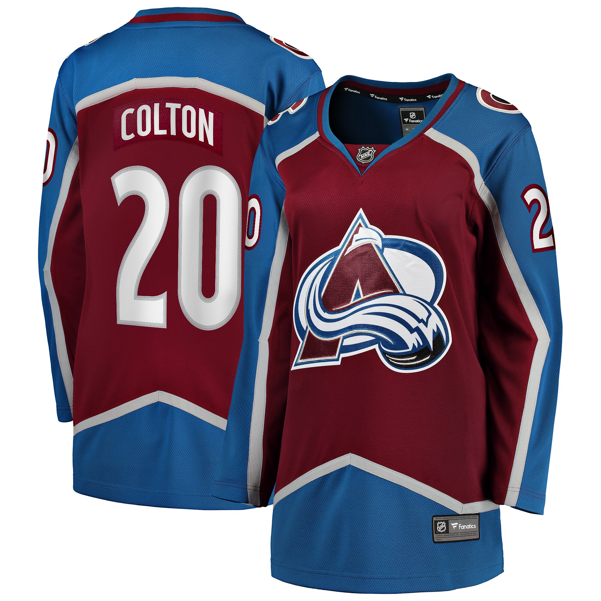 Ross Colton Colorado Avalanche Branded Women's Home Breakaway Player Jersey – Maroon