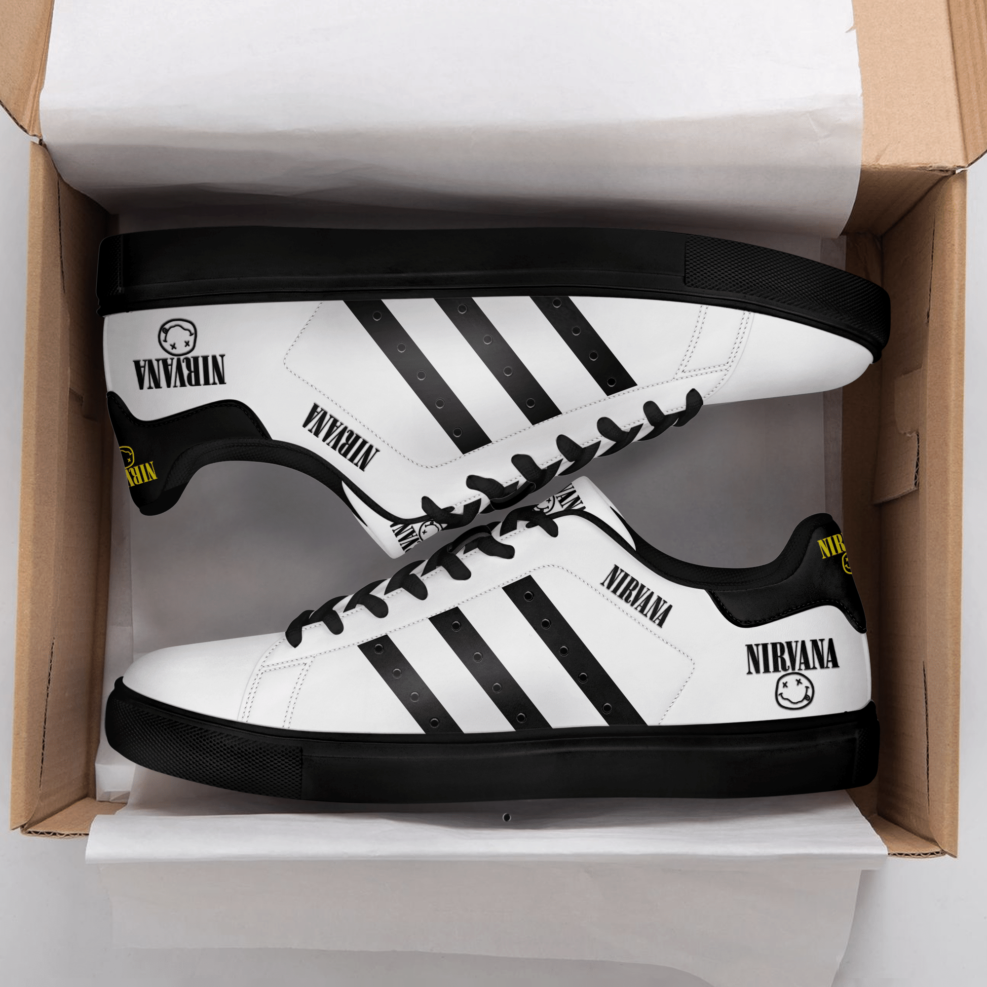 Nirvana Rock Band Low Top Shoes V17