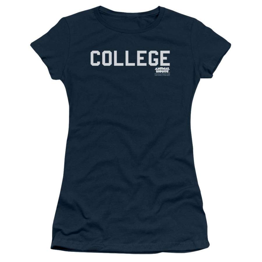 Animal House – College Short Sleeve Junior Girls Sheer T-Shirt