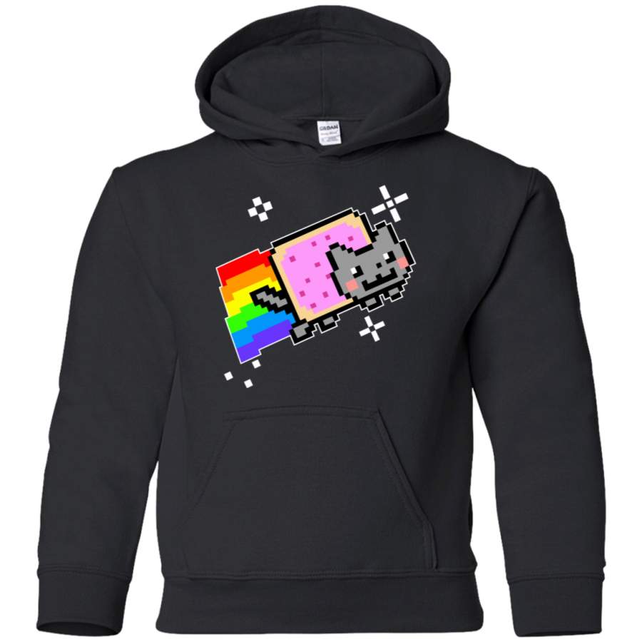 AGR Nyan Cat Rainbow Youth Pullover Hoodie