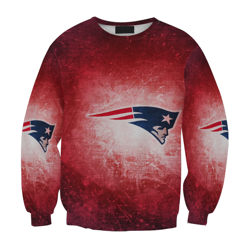 New England Patriots Red Light2 Gift For Fan 3D Full Printing Sweatshirt