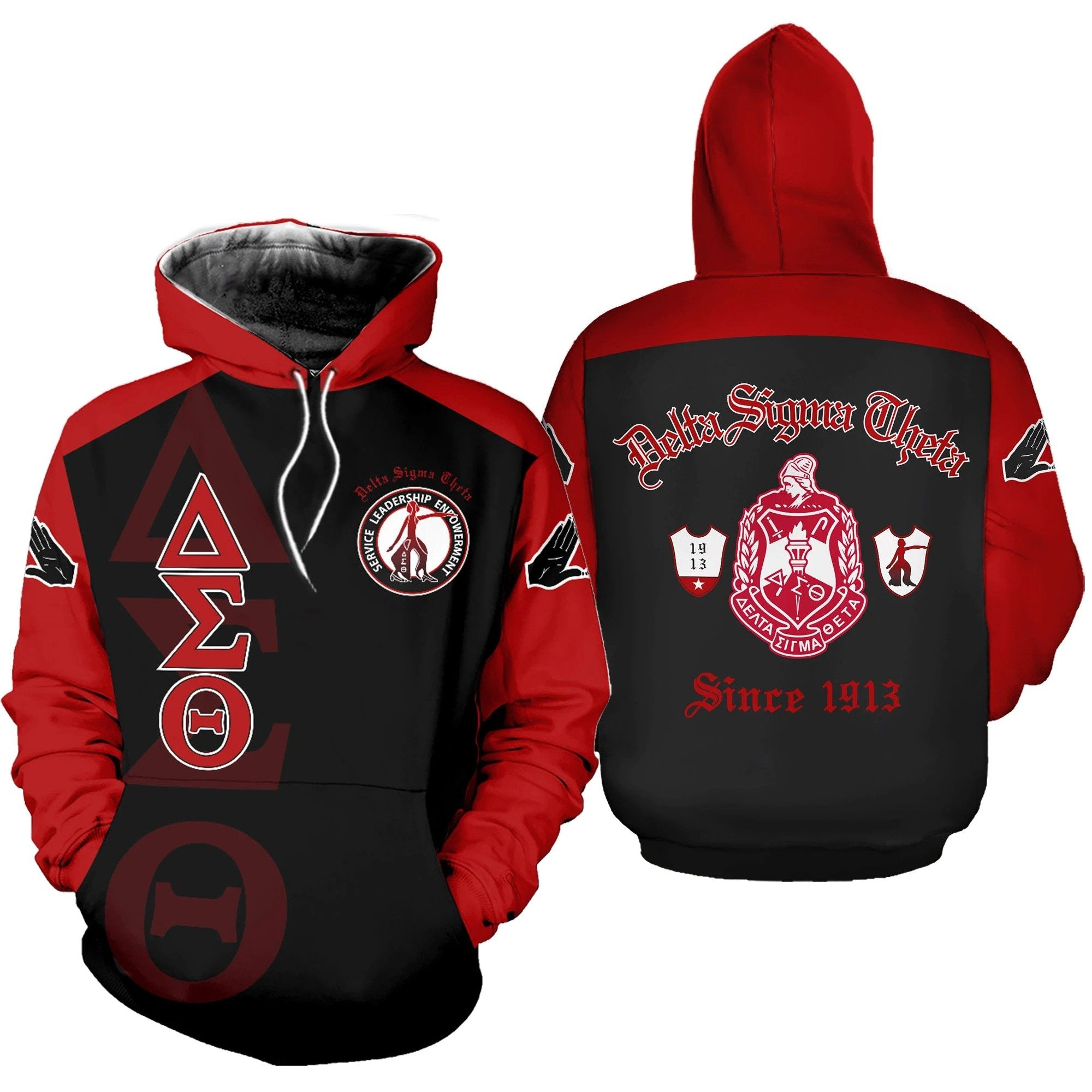 Greek Life Hoodie – Delta Sigma Theta In Mah Heart Hoodie