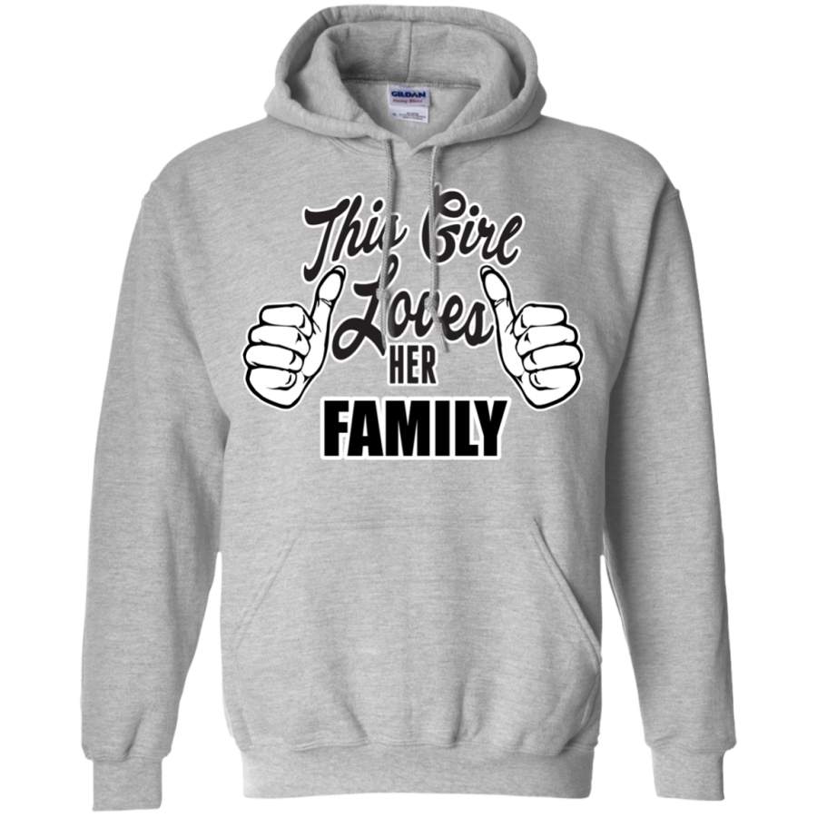 This Girl Loves Her Family Hoodie