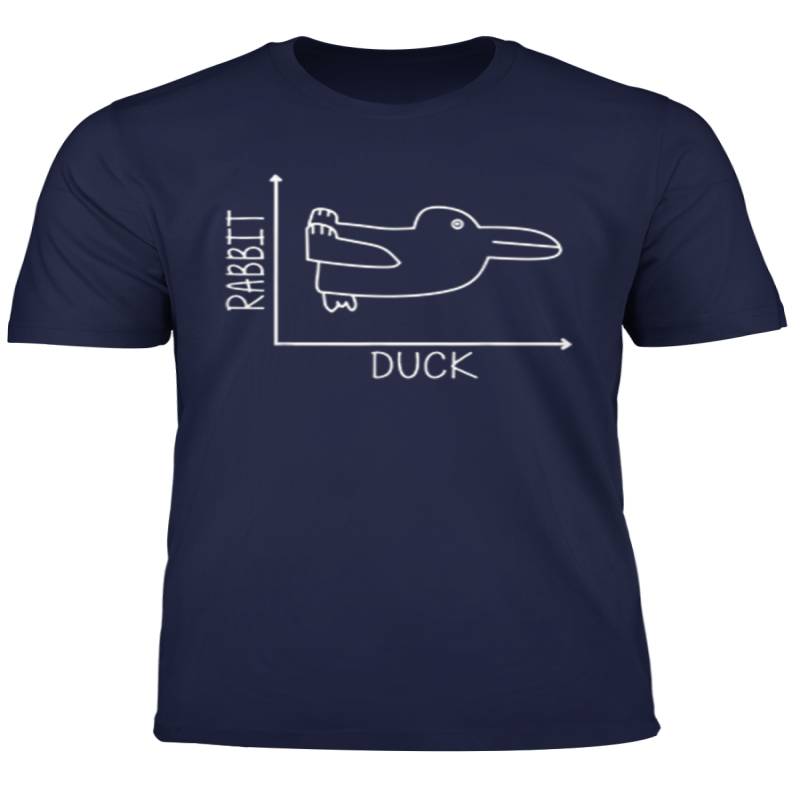 Duck Rabbit Graph Fun Math Tee Shirt