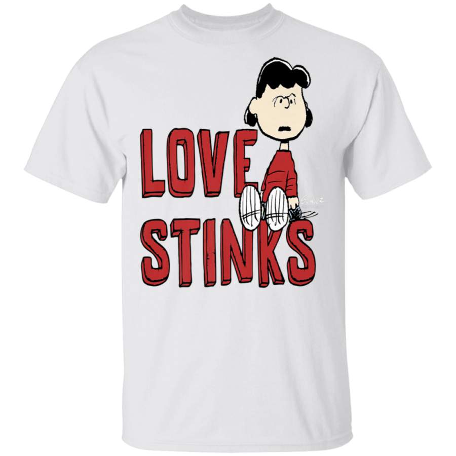 Peanuts Lucy Love Stinks T-Shirt