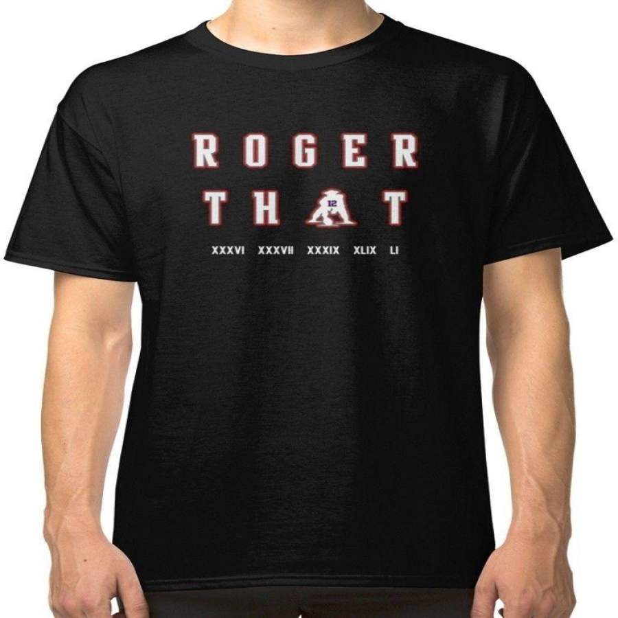 Details About Roger Goodell New England Patriots Men’s Black Tees Shirt Clothing