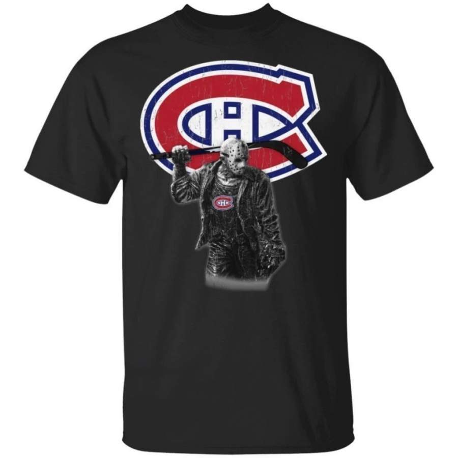 Jason Voorhees Montreal Canadiens Hockey T-shirt Fan Men Women