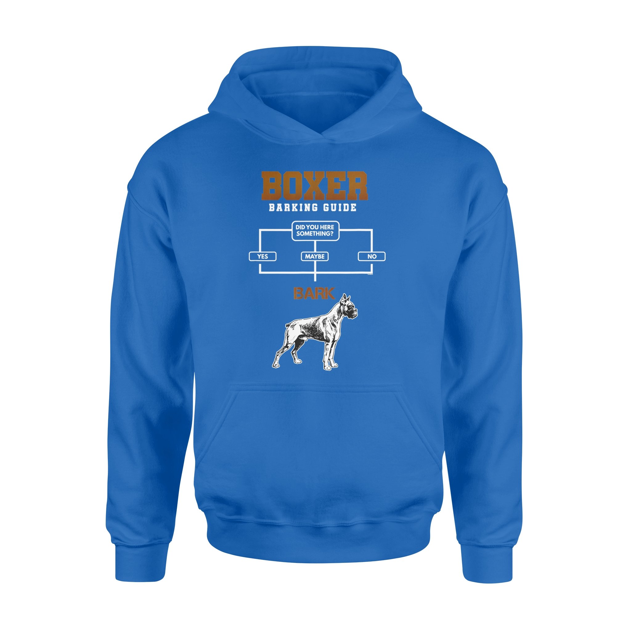 Dog gift idea Funny Boxer Puppy Owner Lover Barking Guide Fight T-Shirt – Standard Hoodie