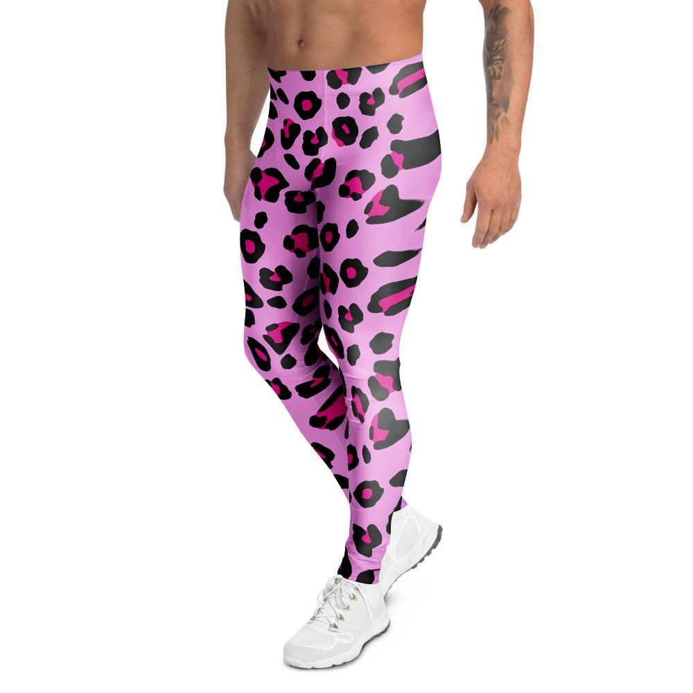 Pink Leopard Men’S Leggings