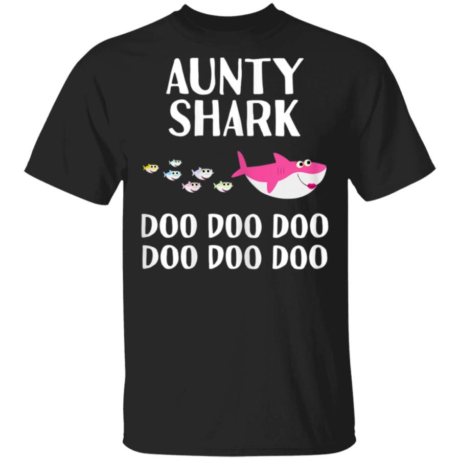 Aunty Shark Doo Doo Shirt Gifts For Aunt Mothers Day TShirt