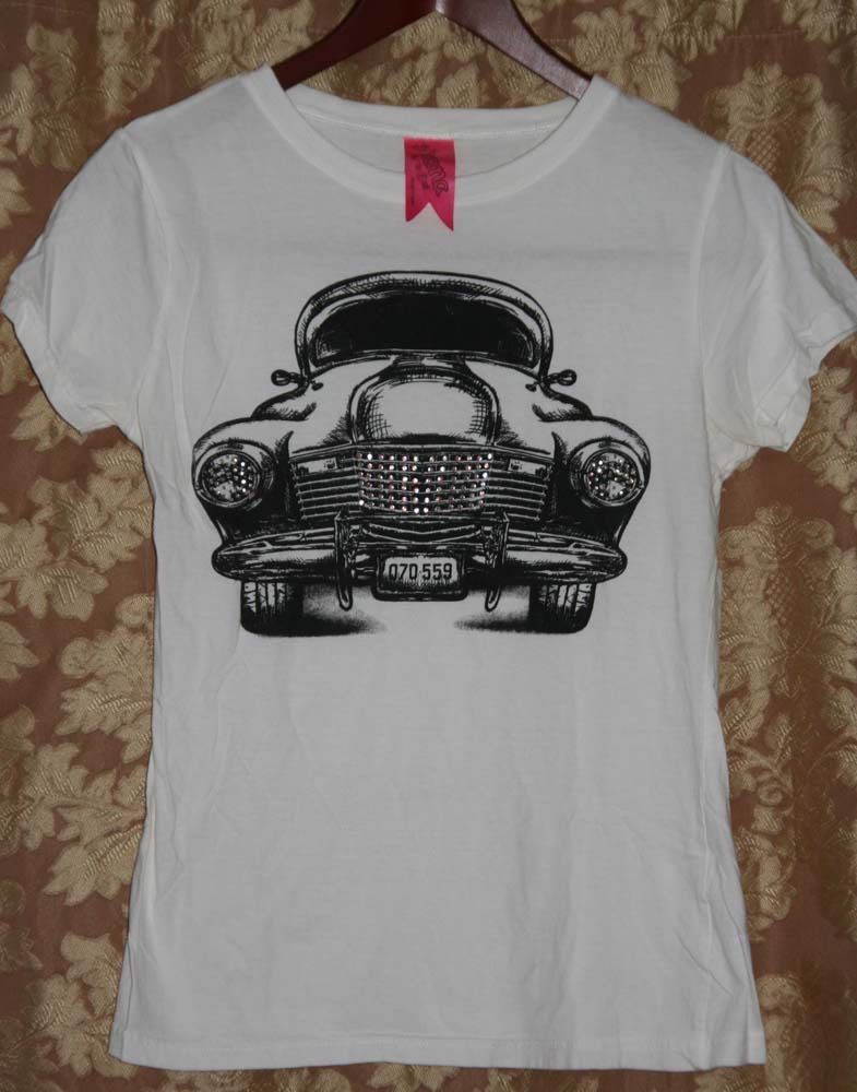 Nwot Girls Shana Shirt Of Vintage Car Shirt