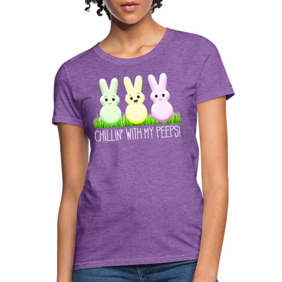 Chillin’ With My Peeps Cute Easter Bunny T-Shirt