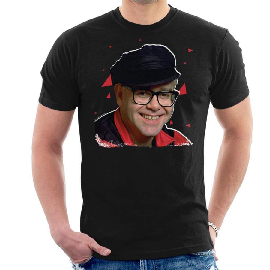 TV Times Pop Singer Elton John 1989 Men’s T-Shirt