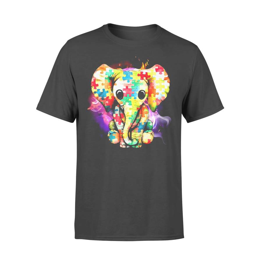 Autism Elephant Insert Color T-shirt