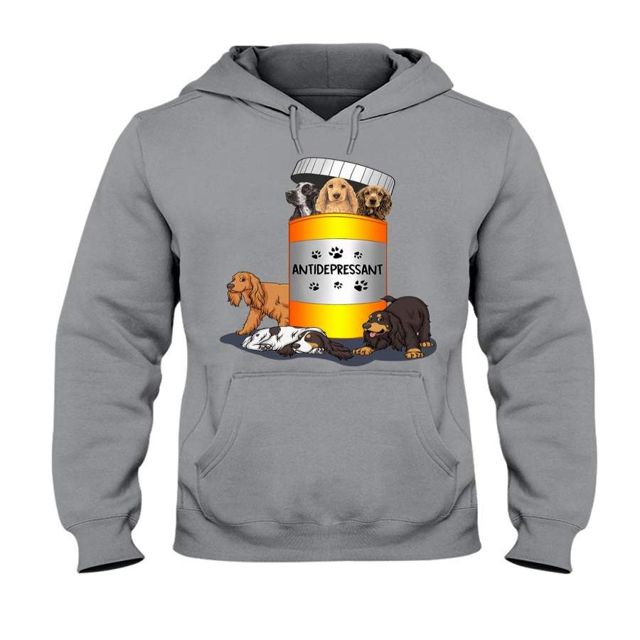 Cocker Spaniel Antidepressant Custom Design Hoodie