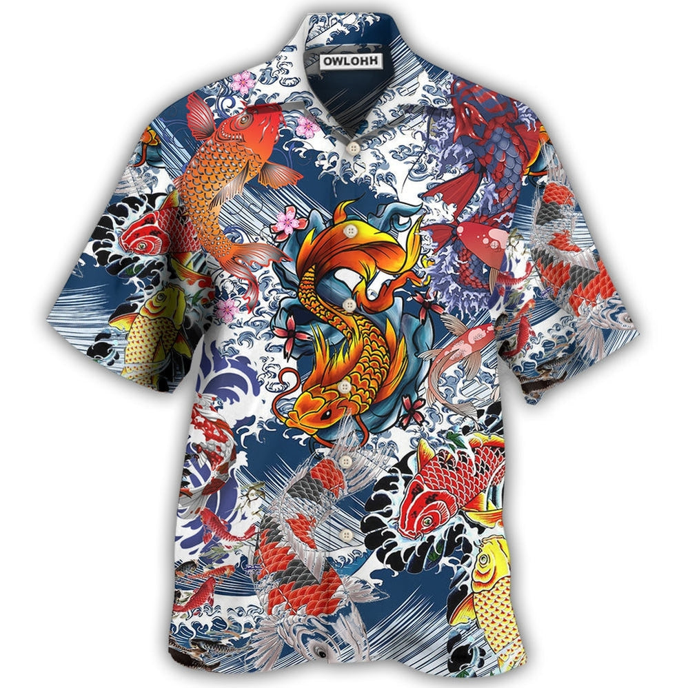 Fish Amazing Koi In The Sea Hawaii Shirt Ha36142